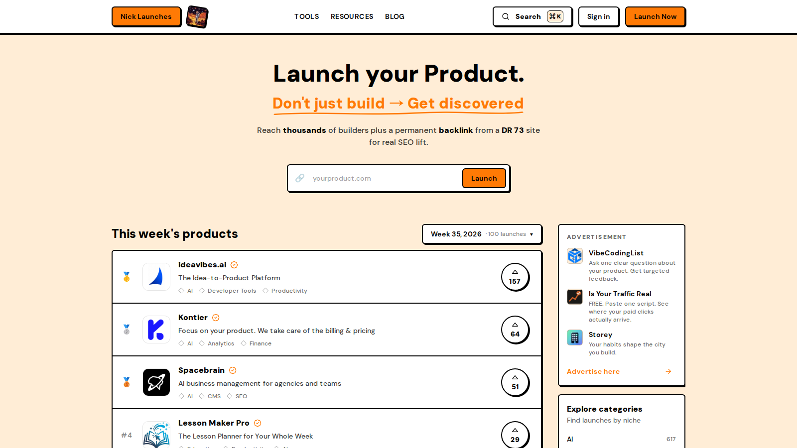 Nick Launches