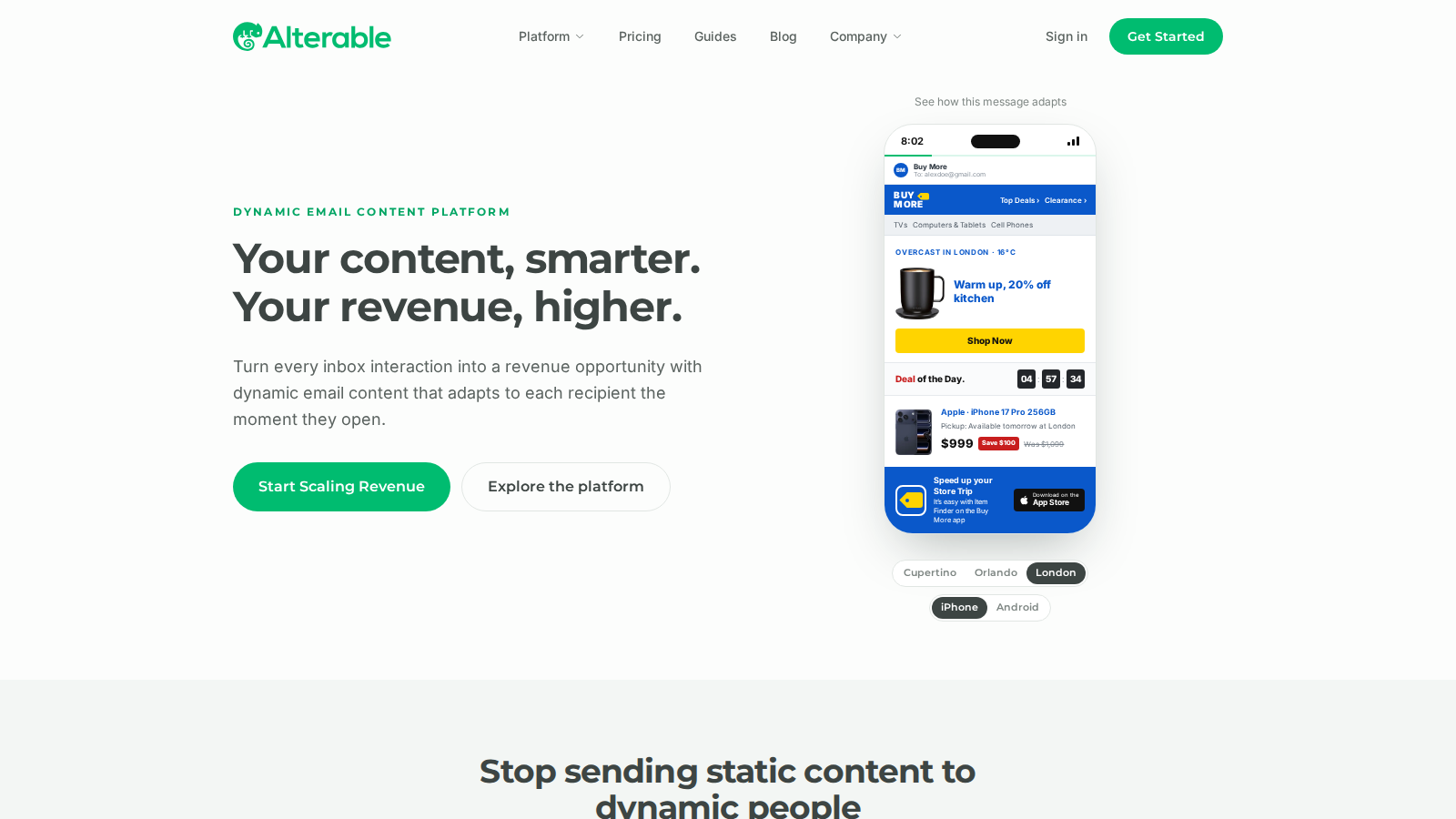 Alterable
