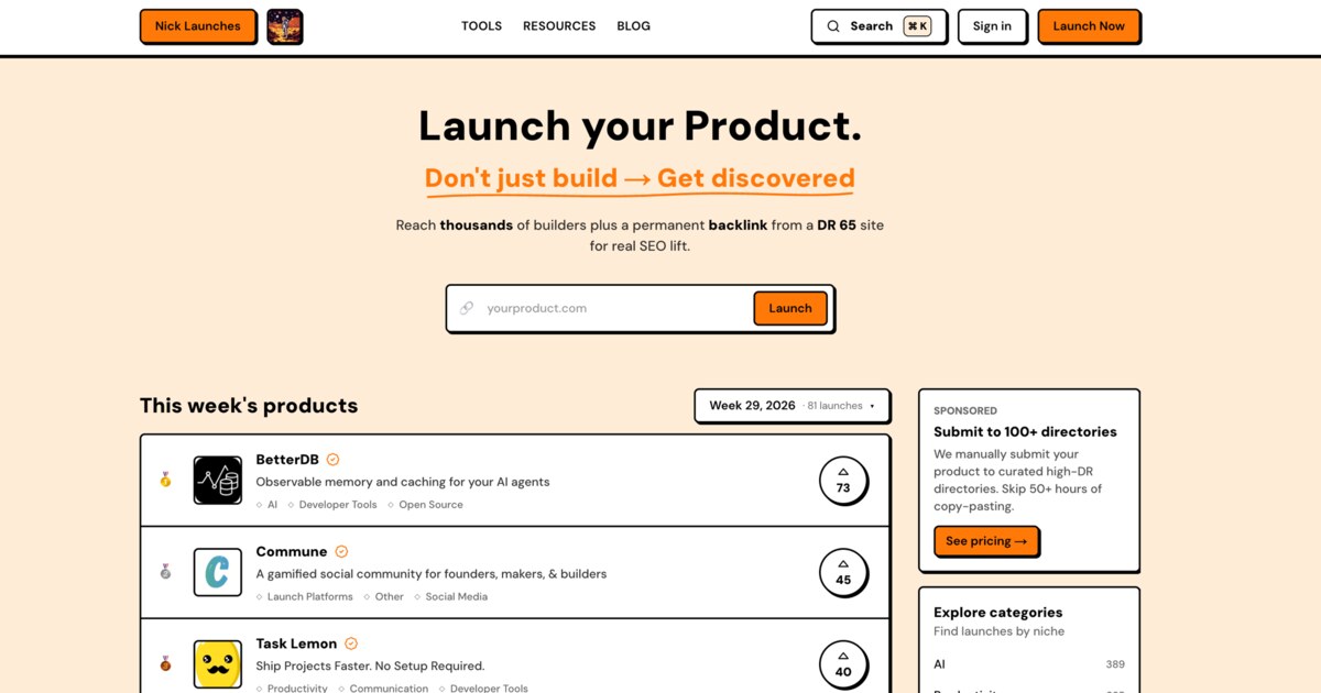 Nick Launches