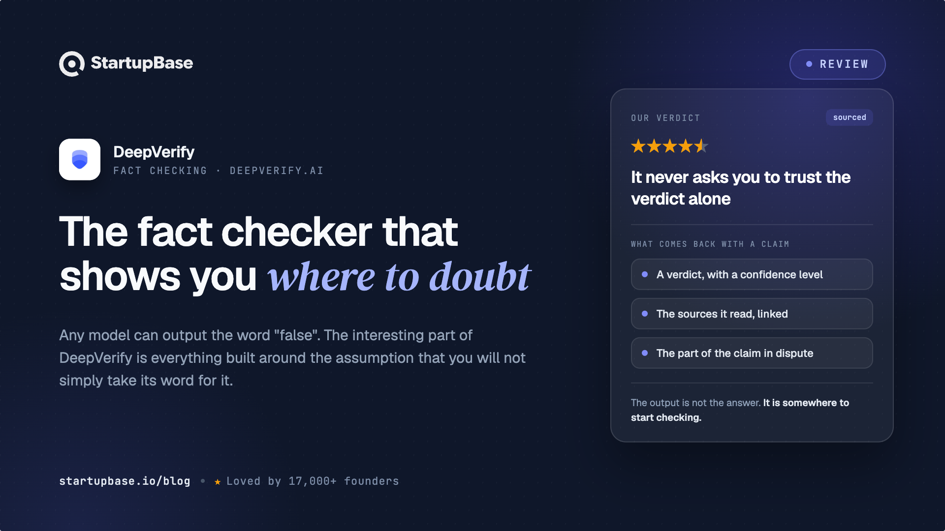 DeepVerify Review: The Fact Checker That Shows You Where to Doubt