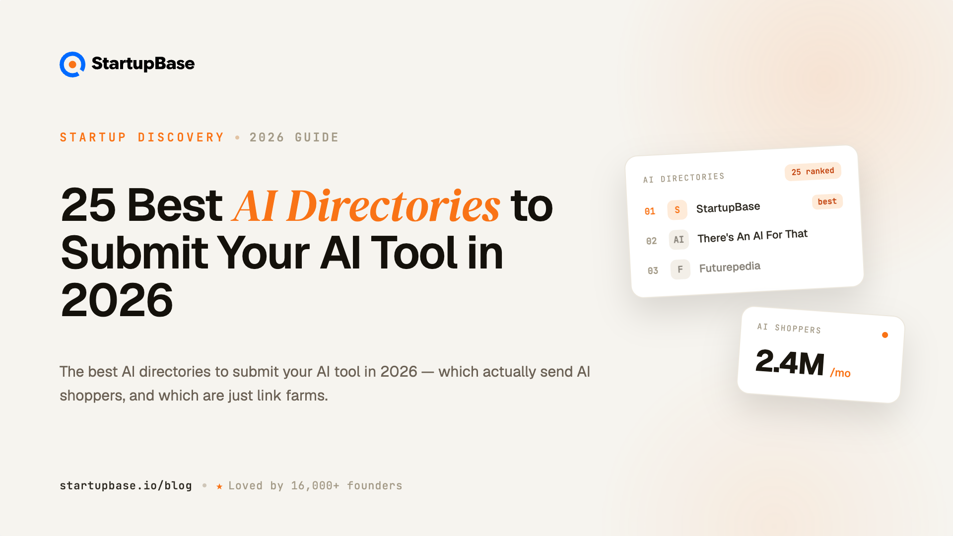 25 Best AI Directories to Submit Your AI Tool in 2026
