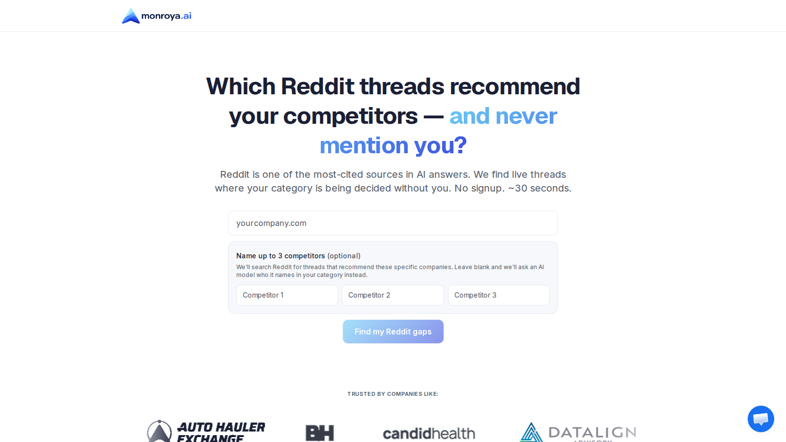 Reddit Gap Check by Monroya.ai