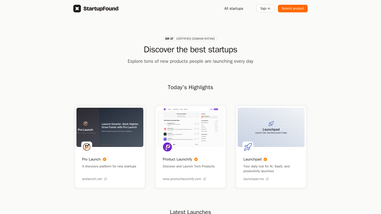 StartupFound